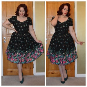 Summer Swing Wildflower dress, H&M flats