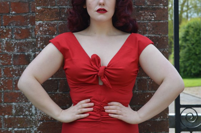 Pinup Girl Clothing Dixiefried Red Niagara Dress