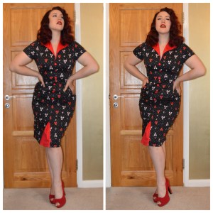 Voodoo Vixen Juicy Lucy dress, everything5pounds.com heels