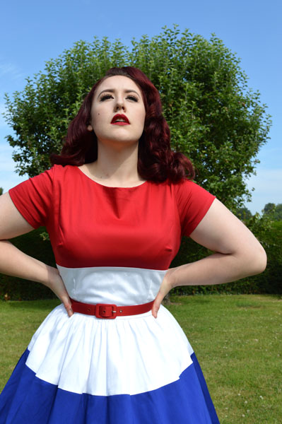 Pinup Girl Clothing Amanda Dress Junebugs & Georgia Peaches