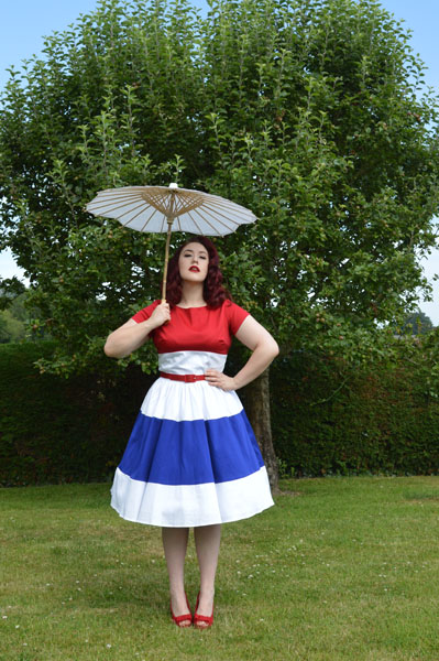 Pinup Girl Clothing Amanda Dress Junebugs & Georgia Peaches