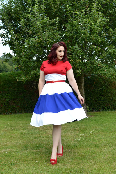 Pinup Girl Clothing Amanda Dress Junebugs & Georgia Peaches
