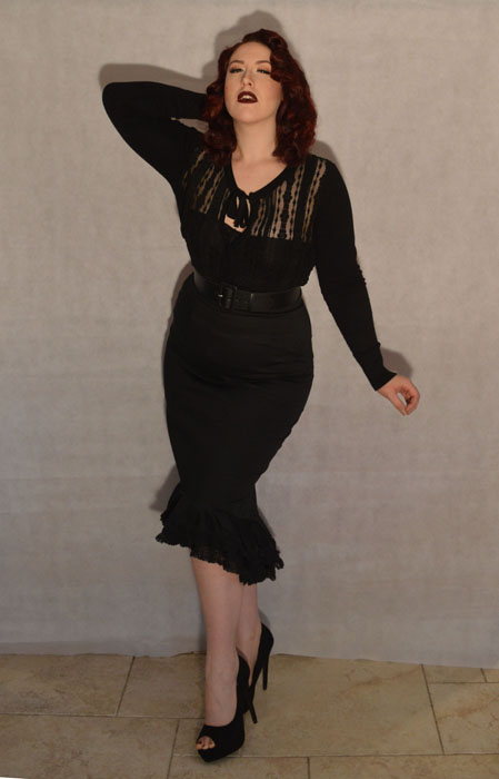 Voodoo Vixen Black Iris Cardigan