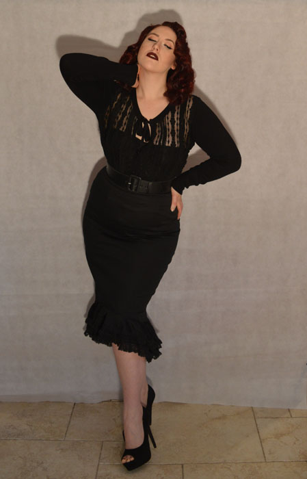 Voodoo Vixen Black Iris Cardigan