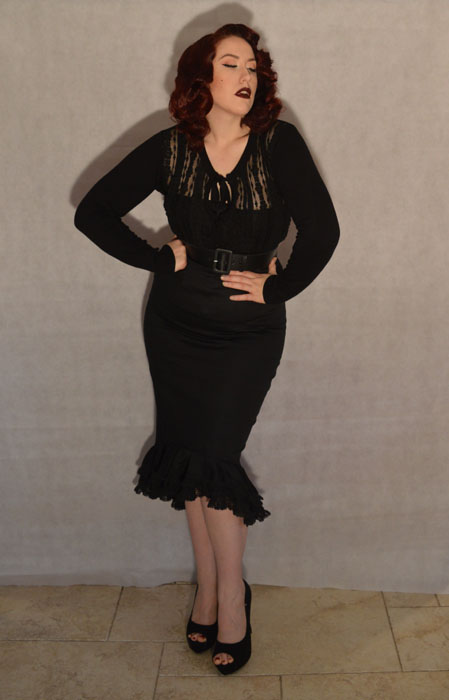 Voodoo Vixen Black Iris Cardigan