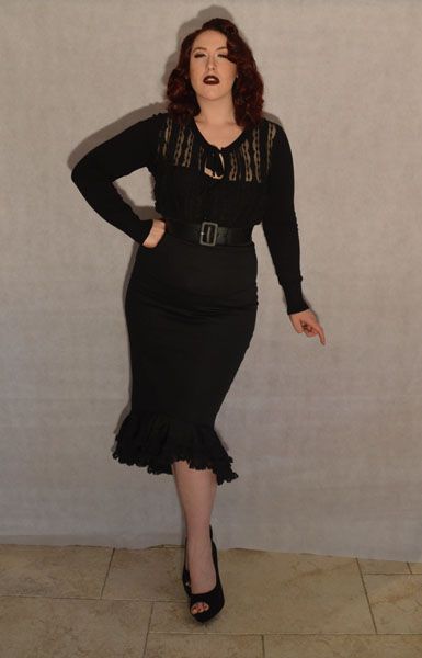 Voodoo Vixen Black Iris Cardigan