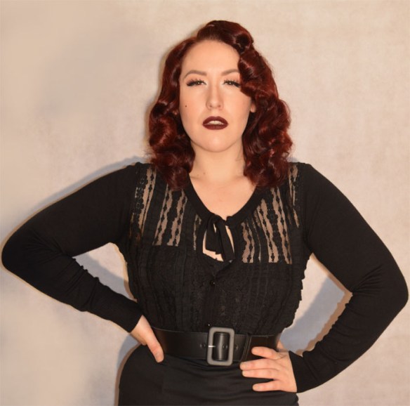 Voodoo Vixen Black Iris Cardigan