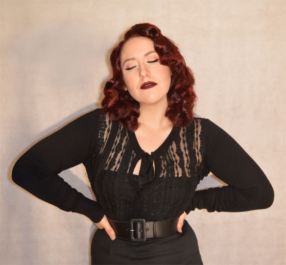 Voodoo Vixen Black Iris Cardigan