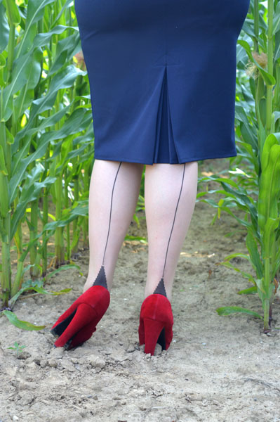 Goldie's Clothing Navy Lauren dress