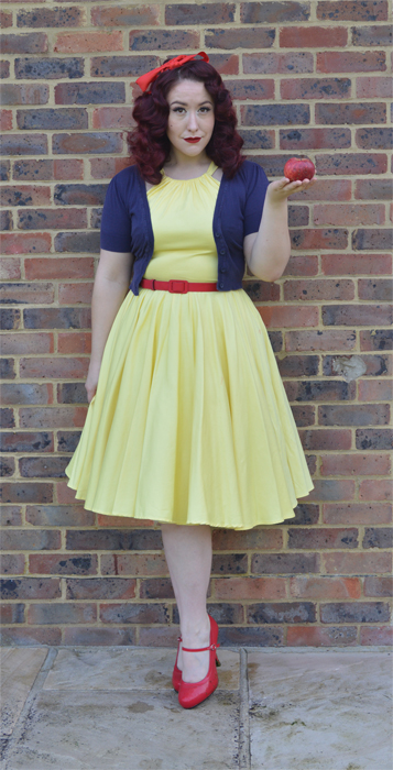 Pinup Vintage Snow White Easy Halloween costume fancy dress