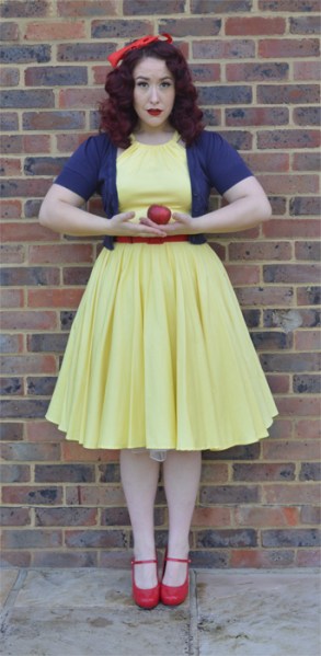 Pinup Vintage Snow White Easy Halloween costume fancy dress