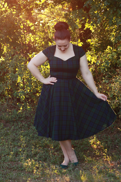 Hell Bunny AW15 Aberdeen Tartan Dublin dress