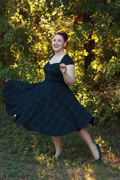 Hell Bunny AW15 Aberdeen Tartan Dublin dress