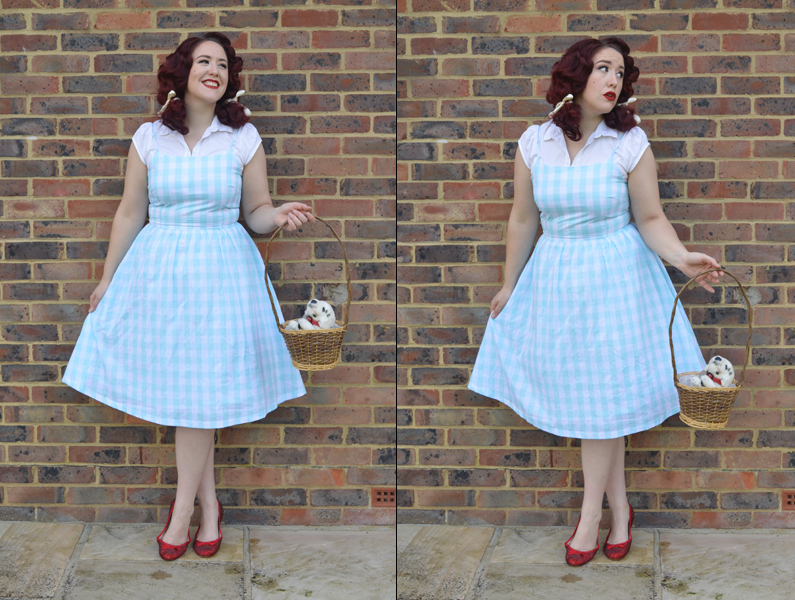 Dorothy Wizard of Oz Halloween easy costume