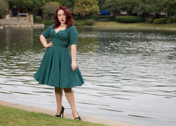 Trixie teal doll dress Collectif 