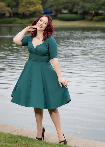 Trixie teal doll dress Collectif 