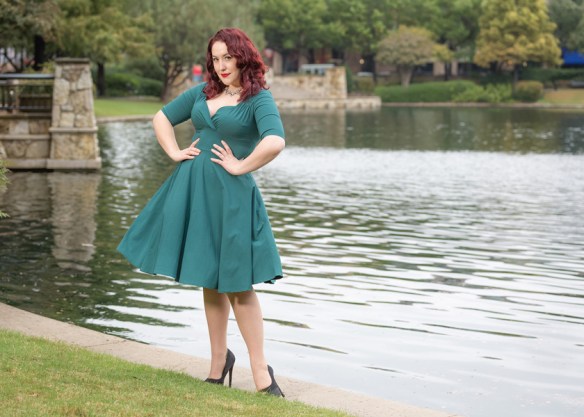 Trixie teal doll dress Collectif 