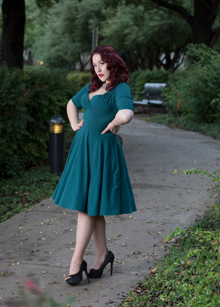 Trixie teal doll dress Collectif 
