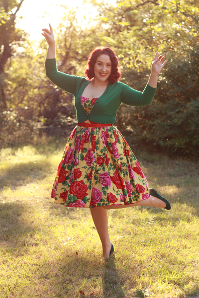 Doll Me Up Darling Tootsie Cardigan sunrise to sunset Dress