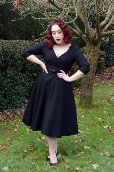 Pinup Girl Clothing Couture Erin Dress Black