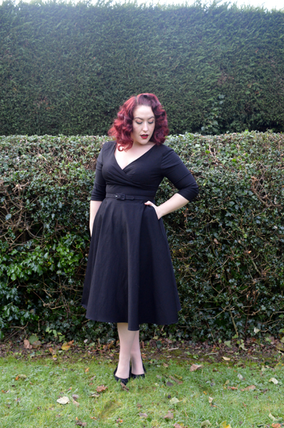 Pinup Girl Clothing Couture Erin Dress Black