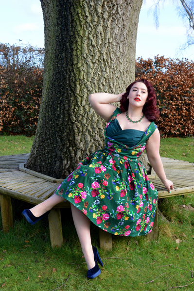 Lady V London Madison Birds of Paradise Dress