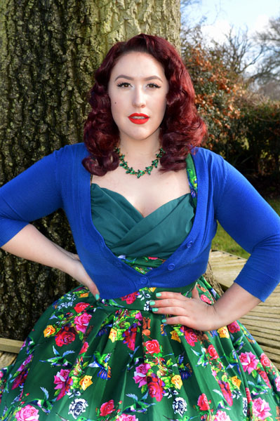 Lady V London Madison Birds of Paradise Dress