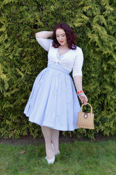 Trashy Diva Apple Tart Seersucker dress