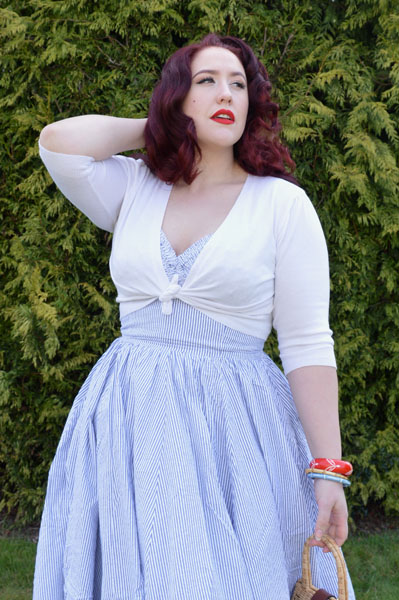 Trashy Diva Apple Tart Seersucker dress