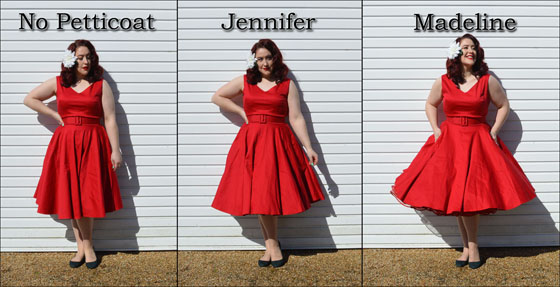 Malco Modes Jennifer Madeline Petticoat comparison