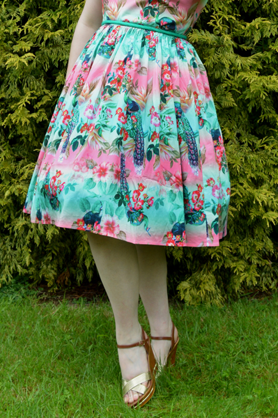 Hell Bunny 50s Peacock dress