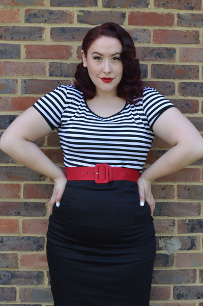 Dolly & Dotty Gina Top, Falda Pencil Skirt