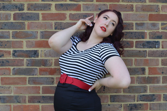 Dolly & Dotty Gina Top, Falda Pencil Skirt