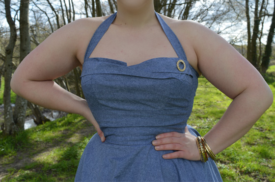 Trashy Diva Trixie chambray dress