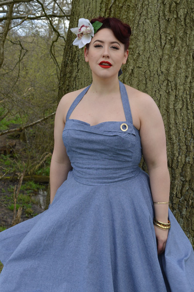 Trashy Diva Trixie chambray dress