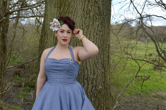 Trashy Diva Trixie chambray dress