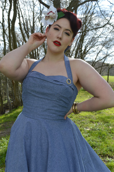 Trashy Diva Trixie chambray dress