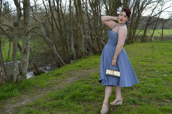 Trashy Diva Trixie chambray dress