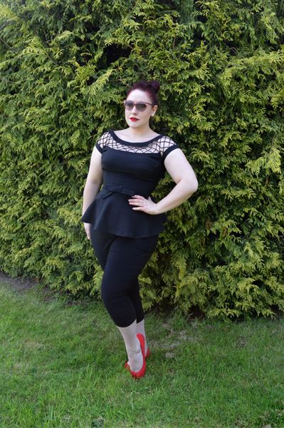 DIY Project Turning Tatyana Alika Dress Blouse into a Peplum top
