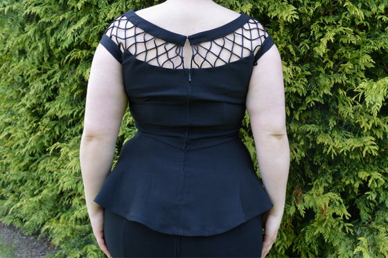 DIY Project Turning Tatyana Alika Dress Blouse into a Peplum top