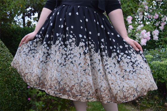 Shop Bluebelle Lady In Black Tea Dress Plus Size