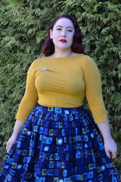 Dancing Days by Banned Modern Love Knit Top Yolk Mustard Yellow