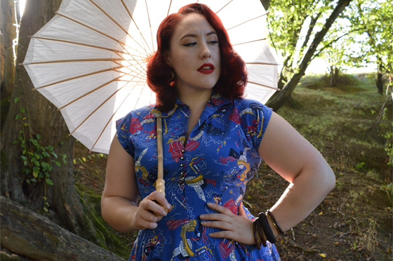 Trashy Diva Venice Nights Circle Day Dress