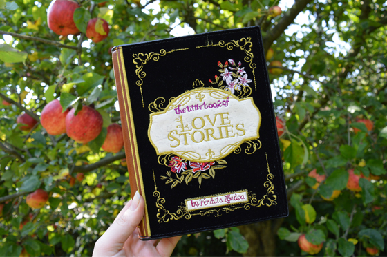 Vendula London Downton Black Book Cover Clutch Bag