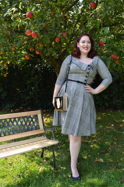 Vendula London Downton Black Book Cover Clutch Bag