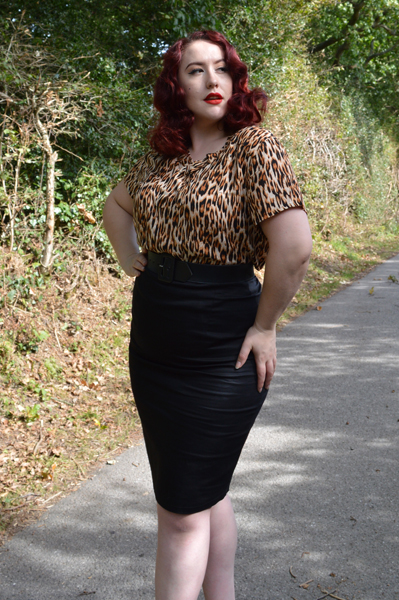 Miss Fortune UK Leopard Print Polly Blouse