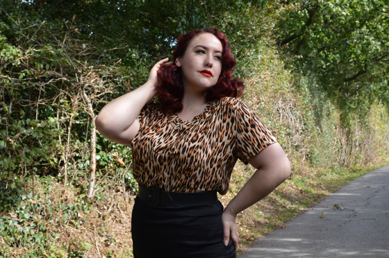 Miss Fortune UK Leopard Print Polly Blouse