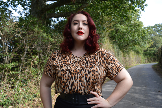 Miss Fortune UK Leopard Print Polly Blouse