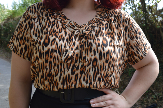 Miss Fortune UK Leopard Print Polly Blouse