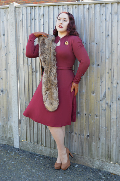 Voodoo Vixen Red Dita Dress